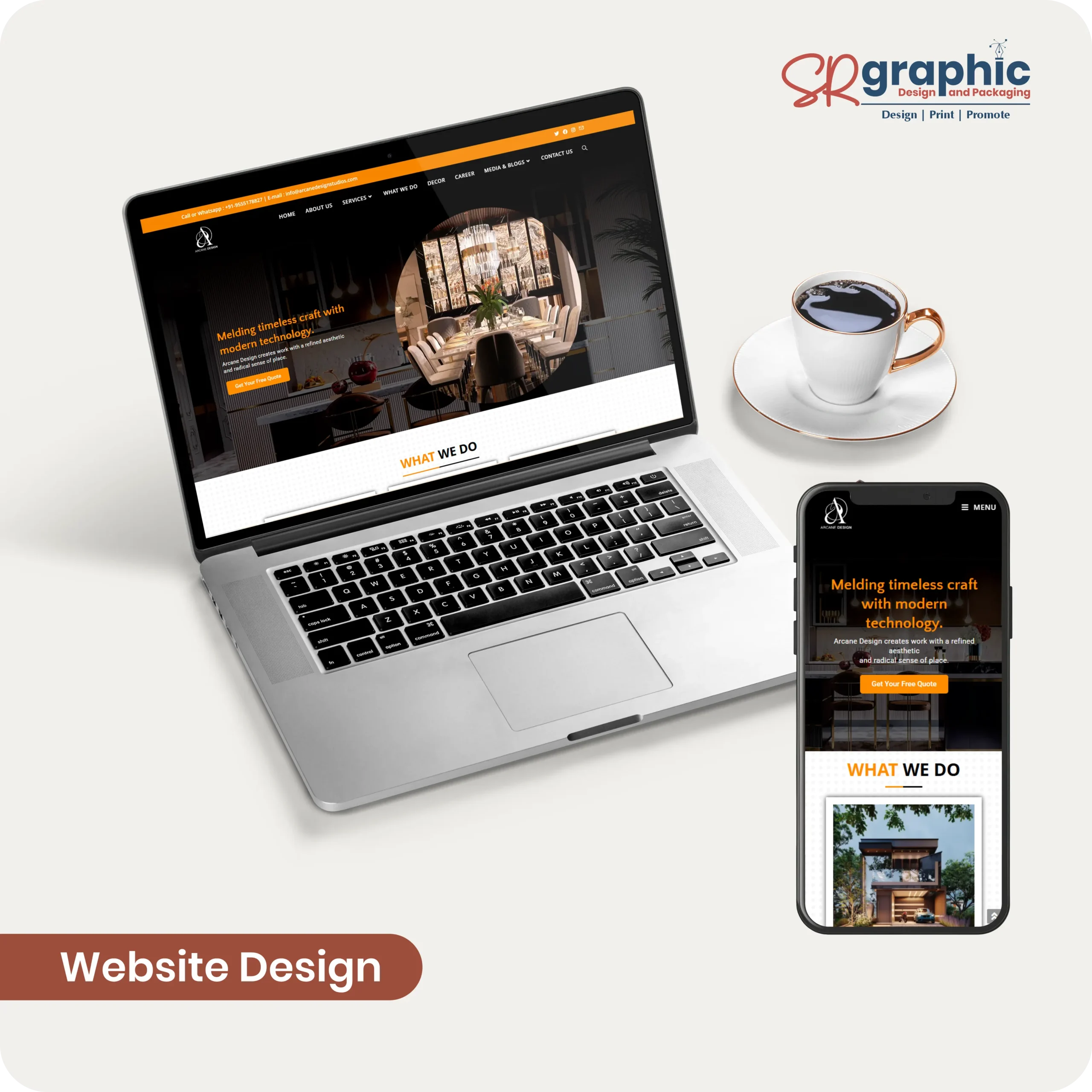 Fast and Responsive Website Design by SR Graphic - Best Digital Marketing Agency in Gorakhpur